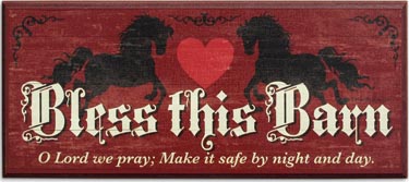Bless This Barn Sign